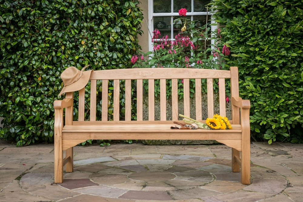 Heritage Oak Garden Bench
