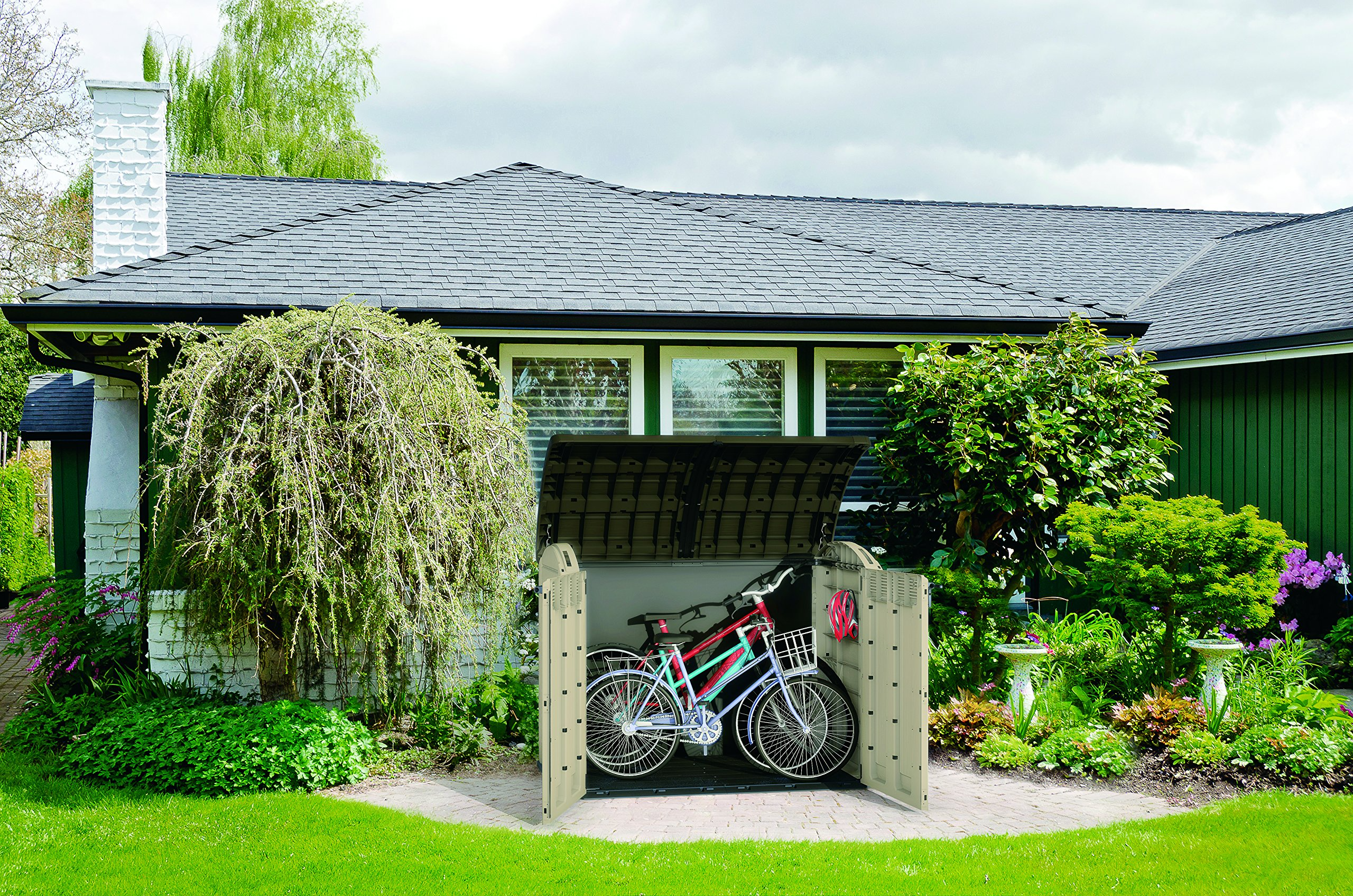 【Storage Shed】【BS】Keter Store-It Out Ultra Outdoor Garden Storage, Bike Shed, Bin Store and More