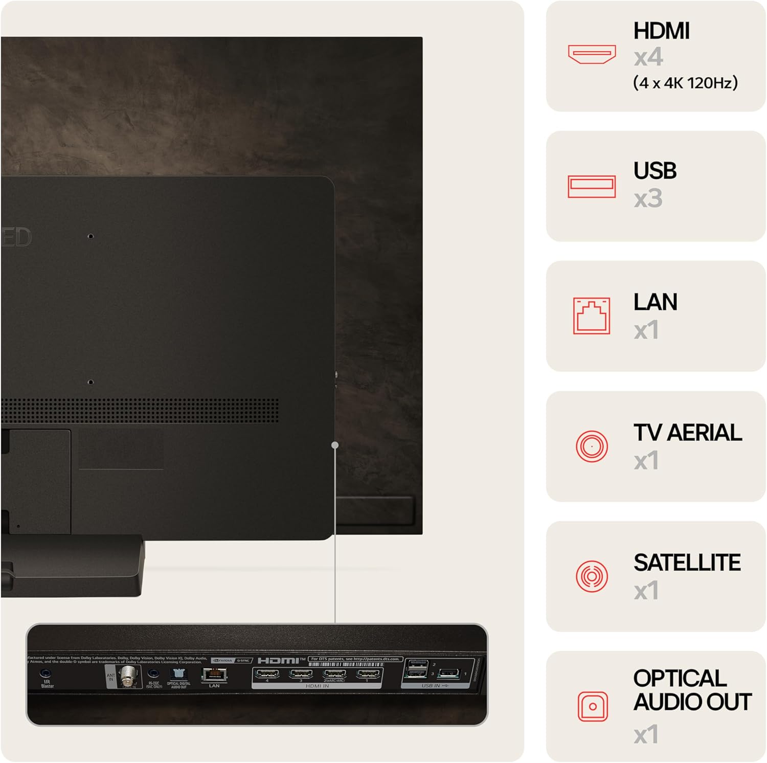 LG OLED55C45LA 55/65/75-Inch OLEDevo 4K UHD Smart TV